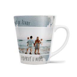 Fotohrnček latte malý - originálny darček - Travel
